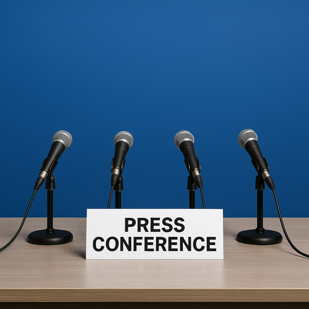 Photo d'illustration de conférence de presse