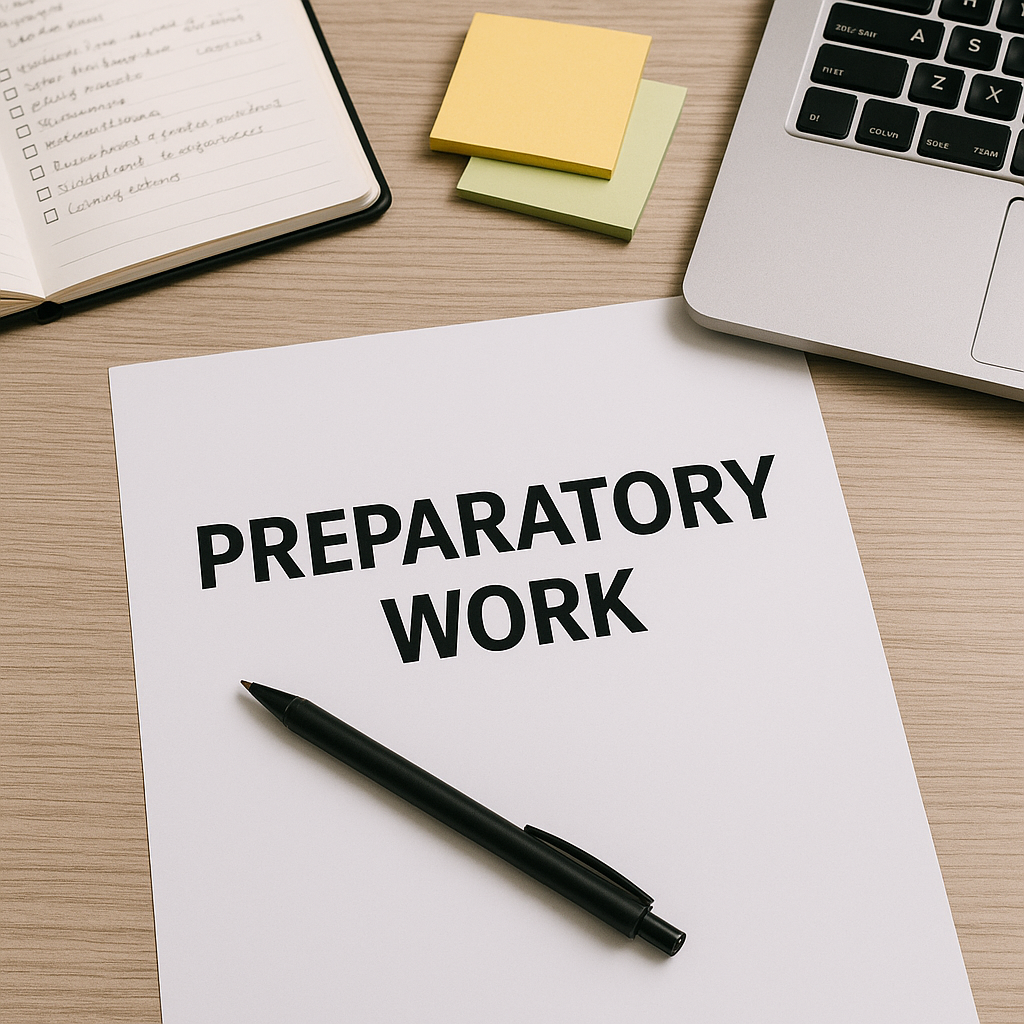 Photo d'illustration de travaux préparatoires de l'Ordae.